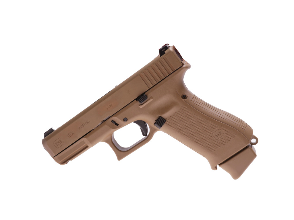 Glock M19X, 9×19mm Parabellum, Coyote